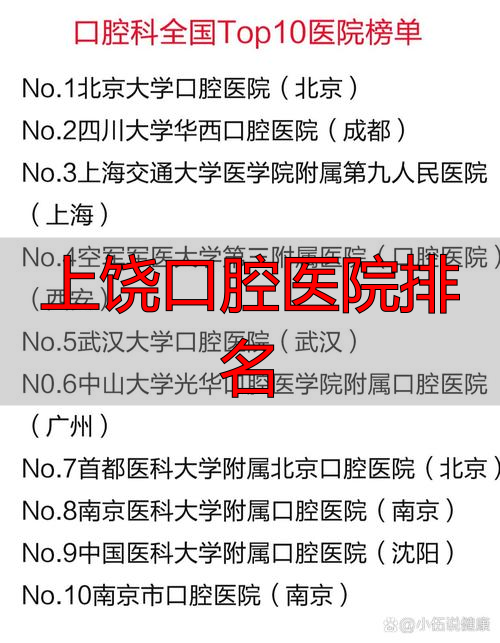 上饶口腔医院评价_上饶牙科医院哪家比较好_上饶口腔医院排名