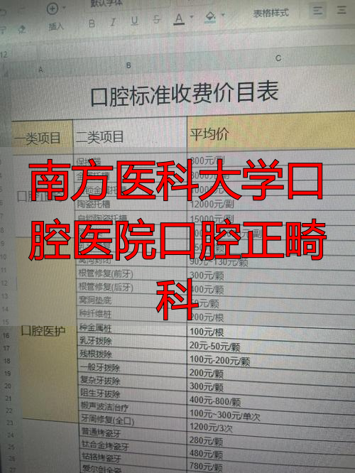 南方医科大学口腔医院口腔正畸科_南方医科大学口腔医院正畸科自锁托槽价格_南方医科大学口腔医院正畸科怎么样