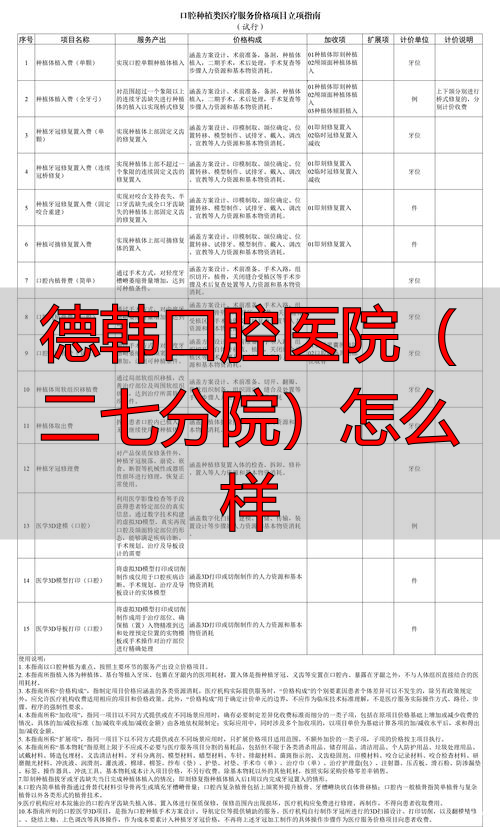 韩徳口腔_德韩口腔医院(二七分院)怎么样_德韩口腔几点上班
