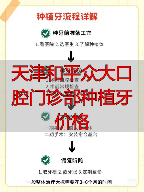 天津和平众大口腔门诊部种植牙价格_天津口腔种牙价目表_天津口腔医院种植牙收费标准