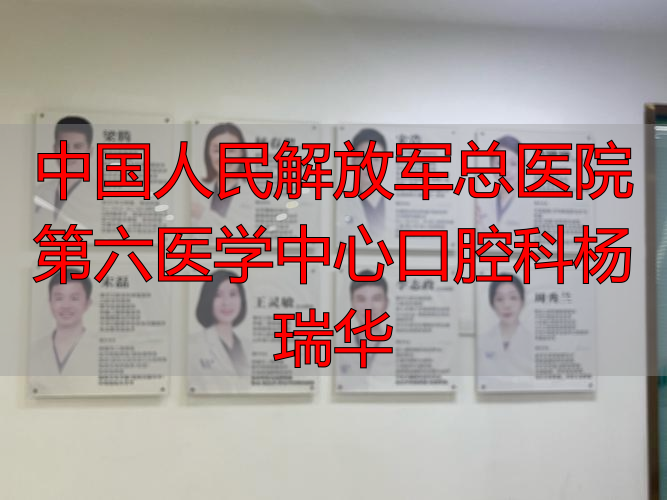 口腔医院军人接诊中心_解放军口腔医学中心_中国人民解放军总医院第六医学中心口腔科杨瑞华